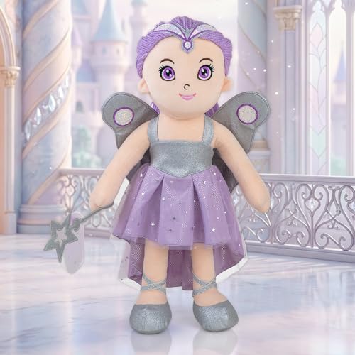 Image of Mirada Fairy Doll Soft Plush Toy - 50cm | Cute Magical Stuffed Doll for Kids & Girls | Super Soft, Cuddly & Huggable Plush | Ideal Gift for Birthday /Christmas /Diwali