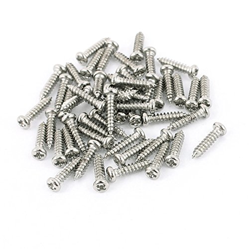 Tornillos autorroscantes de acero inoxidable M2.3 x 10 mm 50 pcs miniatura 1
