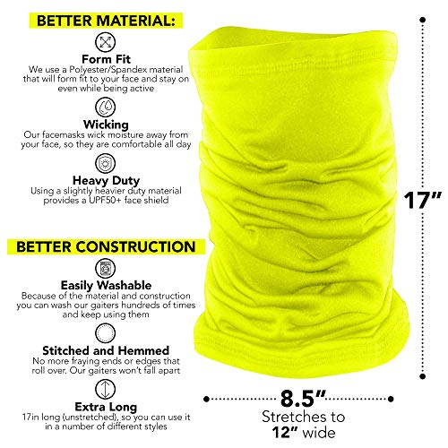 Image of Neck Gaiter for Men & Women - UPF 50+ Sun Protection, Fishing, Cooling