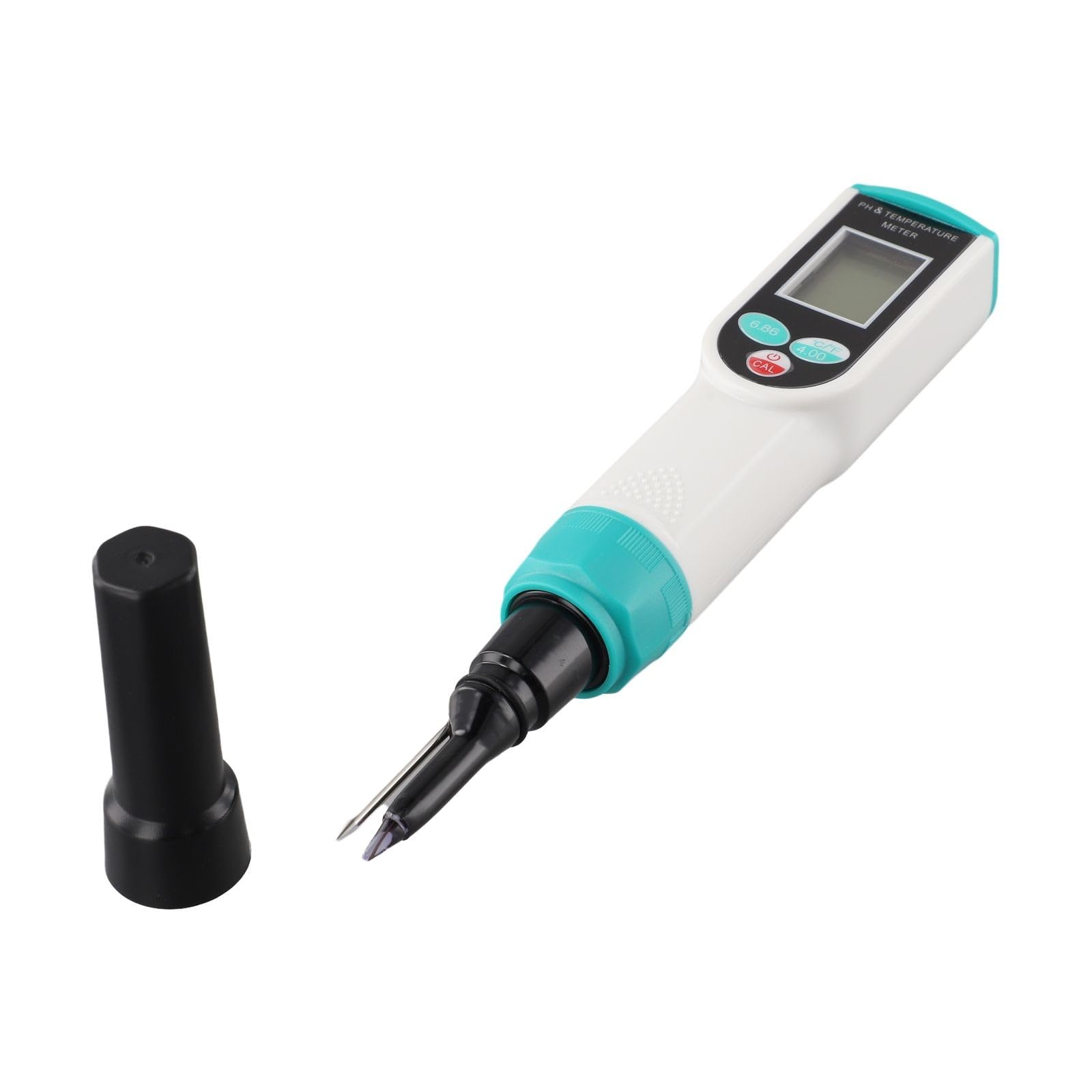 Whychstore Testeur de pH numérique pour aliments, étalonnage automatique avec compensation de température pour levain et sol, sonde à lecture rapide