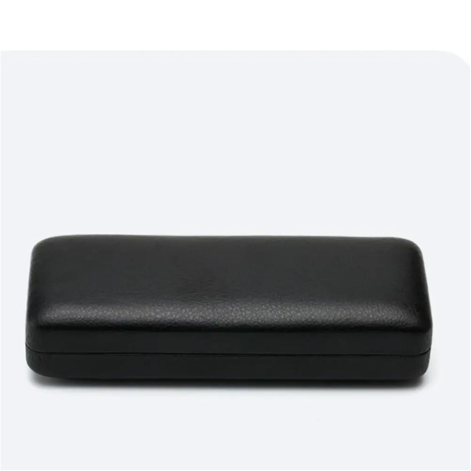 Funda De Gafas Caja de Almacenamiento de Gafas for Hombre y Mujer, Estuche de Gafas de Sol portátil Cuadrado de Metal, Cuero Simple, 2 uds.