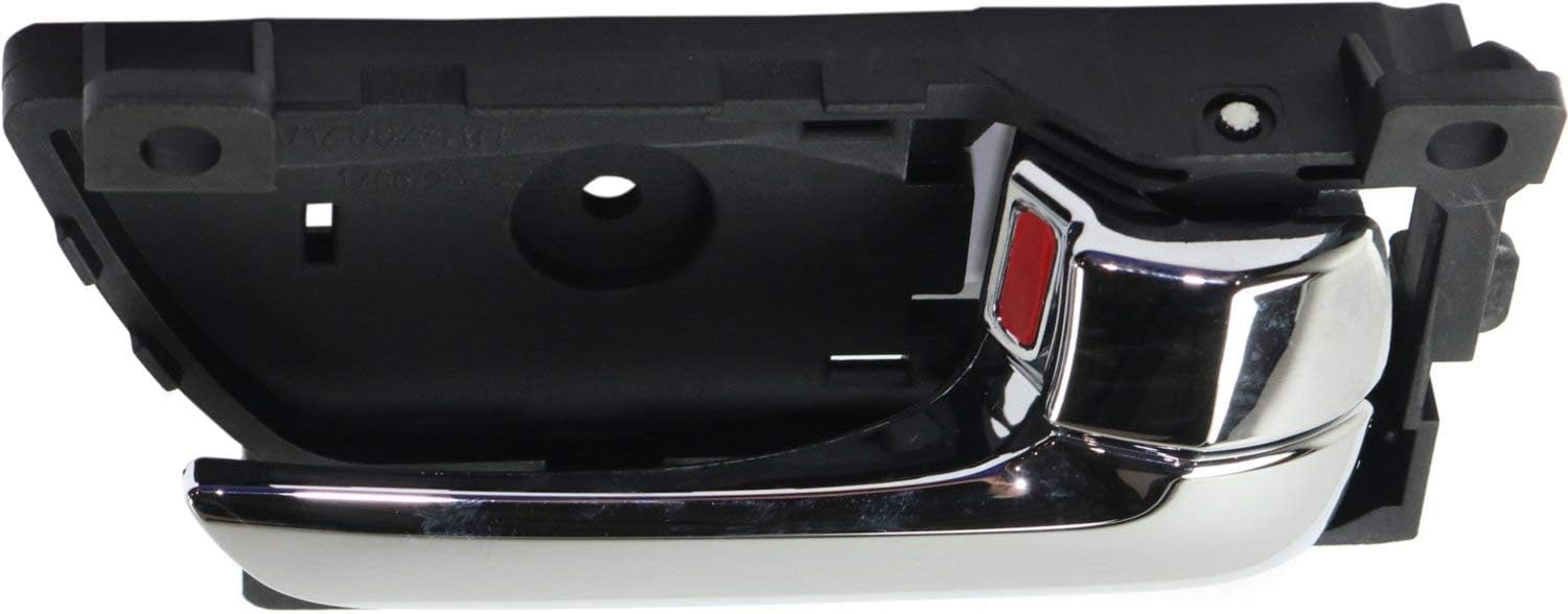Garage-Pro Interior Door Handle SET Compatible with Kia Sorento 2011-2015 Front or Rear, Driver and Passenger Side Chrome, With door lock button