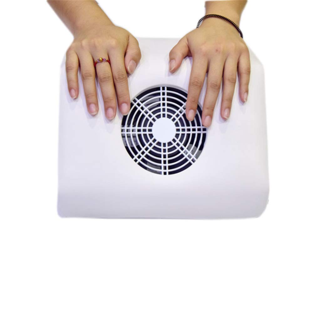 SGSG Grande aspiratore per Unghie Elettrico Collettore di polveri Macchina Unghie Aspirapolvere Salone Manicure Pedicure Strumento di Estrazione con ventole a velocità Regolabile