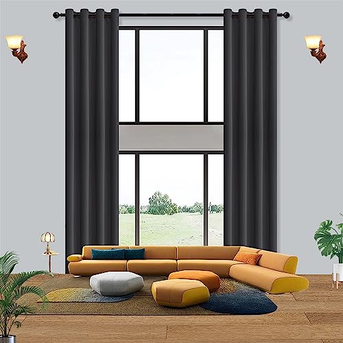 Qiseca Extra Long Curtains 132 Inches Long for Living Room