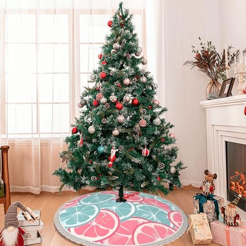 Jupe de sapin de Noël imperméable 122 cm déco maison de ferme - 7