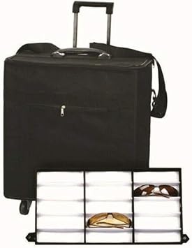 180 Pair Eyeglasses Box Organizer Display Case Optical Frames Travel Trolley Optical Mirror Glasses Display Box Myopia Frame Storage Box Glasses Frame Display Box Luggage