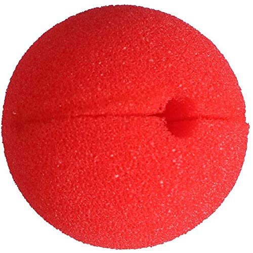 BinaryABC Foam Clown Nose Red Clown Nose Halloween Masquerade Cosplay Costume Assecories 50mm
