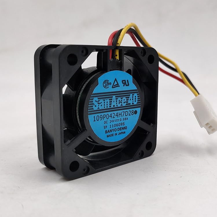 NZNYDNL SanAce40 109P0424H7D28 24V 0.08A 4015 Machine Tool Fanuc Cooling Fan