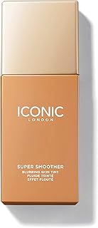 ICONIC LONDON Super Smoother Blurring Skin Tint | Light to Medium Coverage, Hydrating, Ultra-Lightweight Tinted Moisturizer, Cruelty-Free, Vegan Makeup