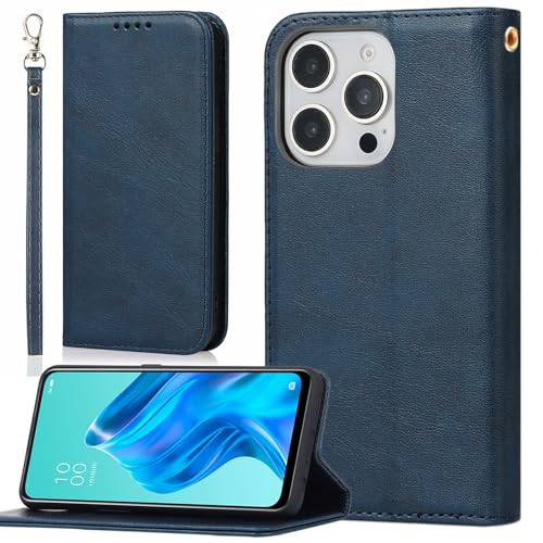 BonwFzin iPhone 16 pro �K�p �P�[�X �蒠�^ �X�g���b�v PU ���U�[ �}�O�l�b�g �J�[�h���[ �A�C�t�H��16�v�� �X�}�z�P�[�X �蒠 case �X�g���b�v�z�[���t�� �X�^���h �����������F ���g�� �l�C�r�[