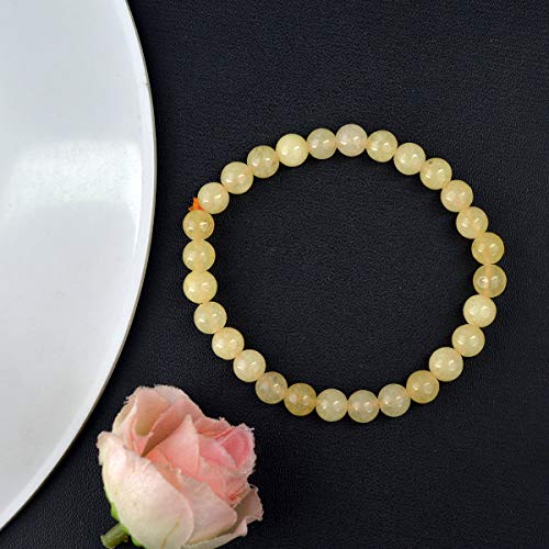 Image of Reiki Crystal Products Natural Crystal Stone Bracelet 6 mm Round Beads for Men & Women | Gemstone Jewellery Bracelet | Reiki Charged | Multiple Stone Variants Available
