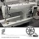 Yuecoom Nähmaschinen-Spulenwickler, 2-1/2 Zoll Edelstahl, Industrielle Nähmaschine, Kleines Rad, Spulenwickler Für Juki Brother