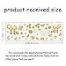SUPERDANT Colorful Bee Wall Decals Hive Theme Wall Stickers Honeybee Decor Peel and Stick Vinyl Decals for Nursery Kindergarten Bedroom Living Room Honey Shop Kids Room Decorations 35.4x11.4in
