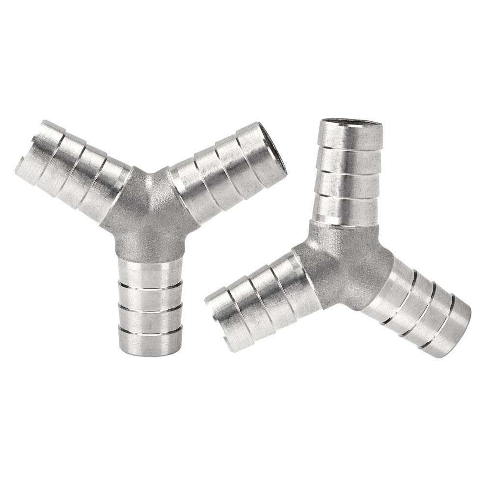 Buy Metalwork 304 Stainless Steel 1" Hose Barb Y Barbed Fitting, 3 Way