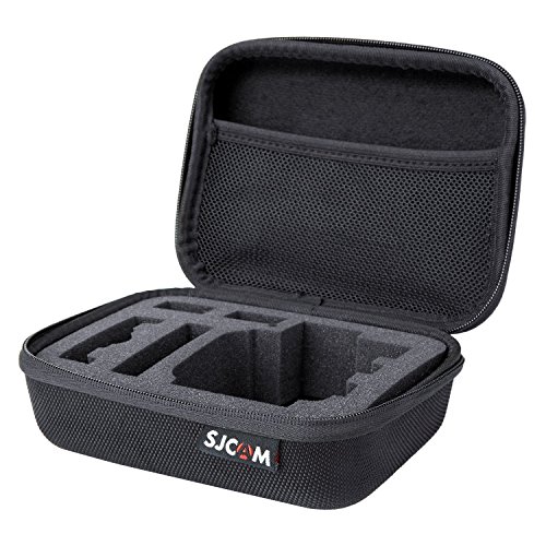 SJCAM Action Camera Case Universal Storage Travel Protective Bag for Carrying Sports Cameras GoPro Hero 4/3+/3/2/1 SJCAM and Accessories with EVA (Small, Black)