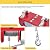 TROPOW Electric Hoist 440lbs, Auto Lifting Hoist with 12m Rope, Wireless Remote Control, 110V for Garage, Ceiling, Factory Warehouse