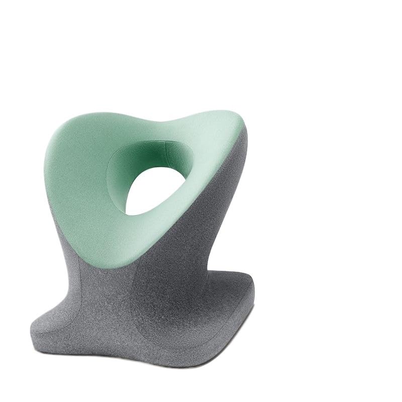 Cuscino in memory foam per cuscino da viaggio, per studenti, per dormire, stile verde