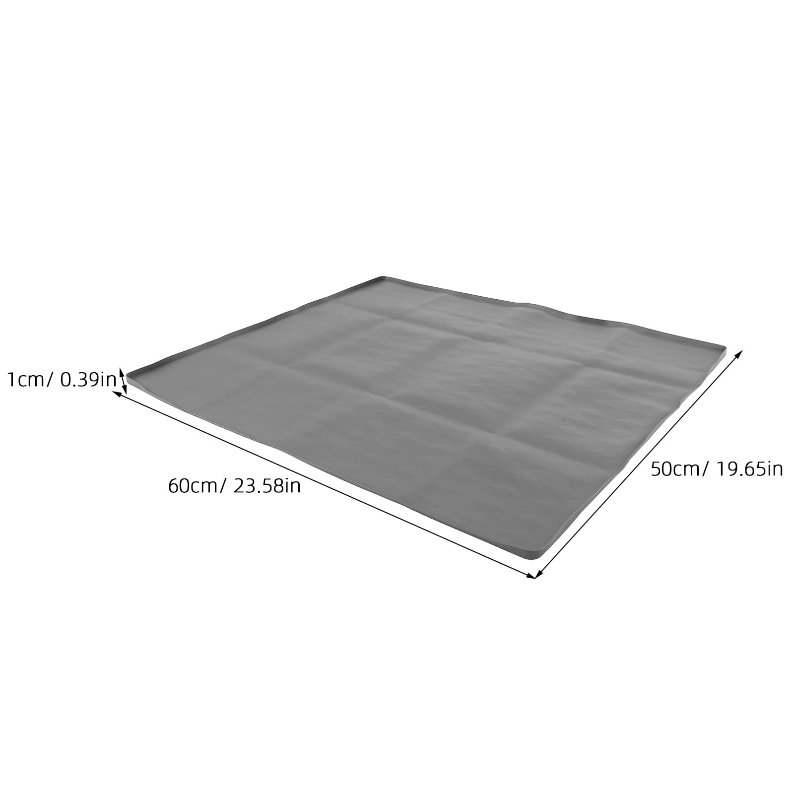YARNOW Support avec Bord Haut et Base Antidérapante Plateau Facile à Utiliser pour Tapis de Propreté en Silicone pour Chiots en Apprentissage Propreté Lors de Voyages