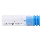 Acouto 5 Type of Ceramic Cylinder Shape Grinding Head Nail Drill Bit for Manicure Drills Machine ceramic podiatry burs 3 32 nail drill (Round flat head M)