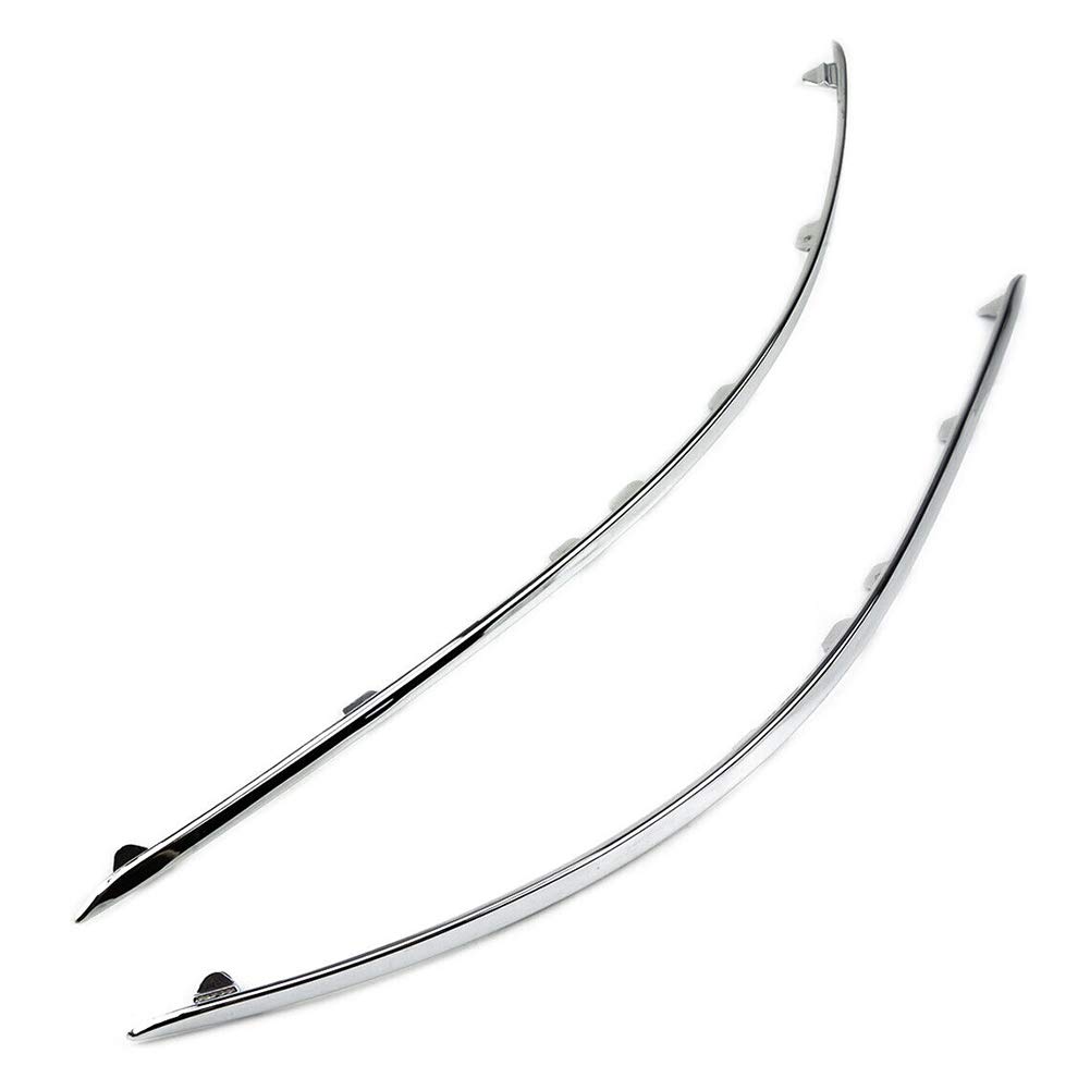 Strisce decorative per paraurti anteriore per Classe C W204 2007 2008 2009 2010 2011, lato sinistro e destro, A2048850721 A2048850821