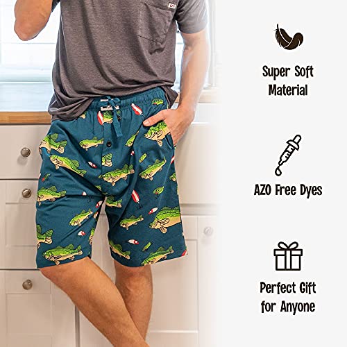 Lazy One Pajama Shorts For Men, Men's Pajama Bottoms, Sleepwear, Mythical, Creature (Bigfoot, Xx-Large) #TOP5