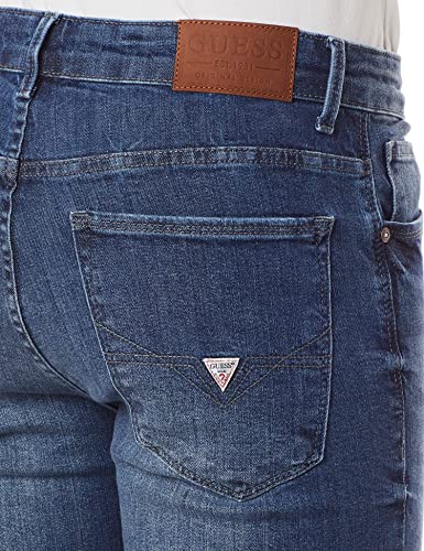 Calça Jeans Slim Tapered, Guess, Masculino, Intermediário, 44