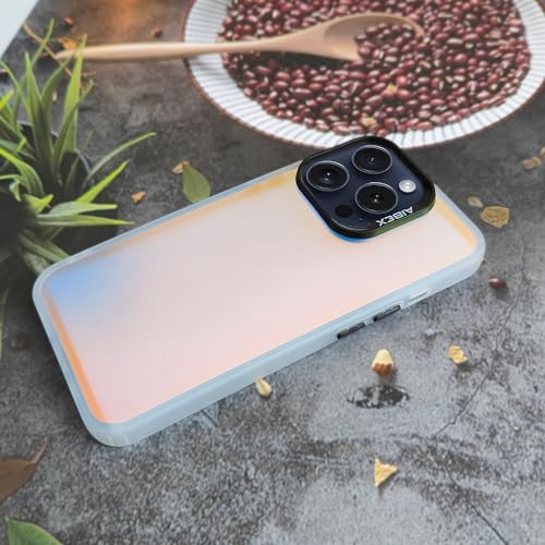 Image of AIBEX Glaze Series Compatilble with for Apple iPhone 14 Pro Slim Full-Body Stylish Protective Polycarbonate Case with Built-in Screen Protector for iPhone 14 Pro White