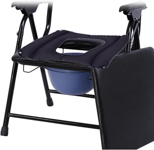 Miniatura 6 de Cojín de asiento inflable para ancianos, almohadilla cuadrada para enfermedades de decúbito para discapacitados, alivia el dolor en silla de ruedas