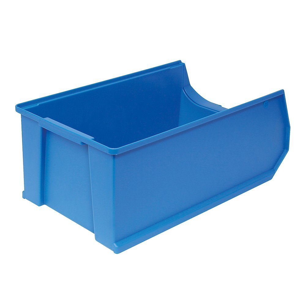 BRB 8x Sichtbox PROFI LB 2, LxBxH 500x300x200 mm, Inhalt 21,8 Liter (blau)