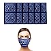 Fun Central 12 Pack - Bandanas in Bulk for Men, Women, Kids & Dogs - Cowboy Party Favors Supplies - Navy Blue