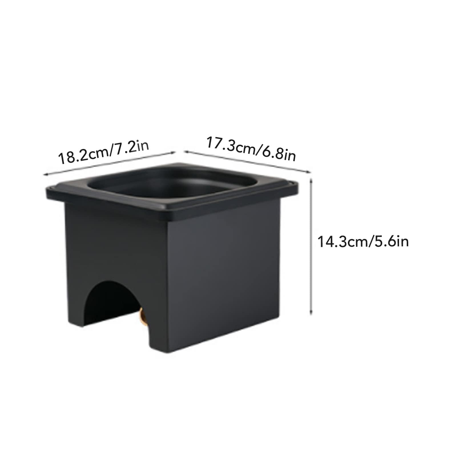 Lavabicchieri Automatico Compatto Nero, Rinser Pitcher in Acciaio Inox per Lavello Cucina, Installazione Rapida, Pulizia Multiangolo, Adatto per Casa, Bar, Caffetteria, Ristorante e Locali