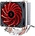 Uphere Ventilador para CPU Rojo