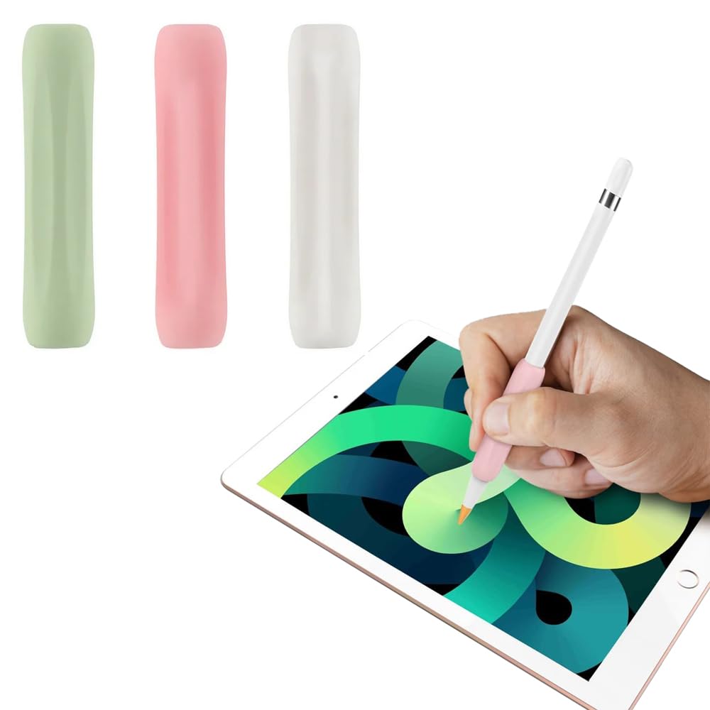 ARKZO 3 Pcs Silicone Stylus Apple Pencil Grip for Apple Pencil 2 Generation & Apple Pencil 1 Generation Non Slip Ergonomic Design Apple Pencil Cover Case Mobile Accessories [Without Pen] (B0CC97VJV7) Amazon Price History, Amazon Price Tracker