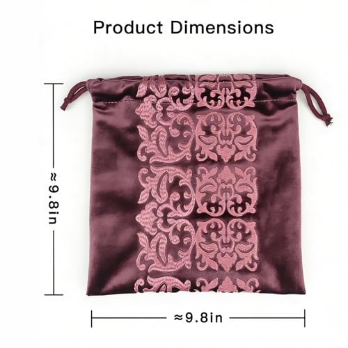 Bolsa de Terciopelo para Fichas Mahjong - Púrpura miniatura 6