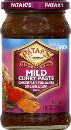 Pataks Mild Curry Paste - 3 Packages of 10oz each