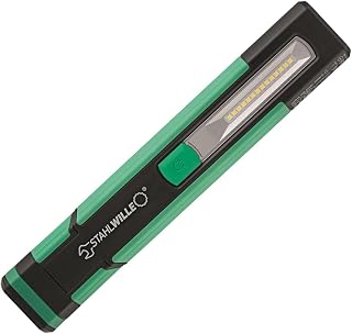 STAHLWILLE LED Akku Handleuchte | 1000 lm, Haltemagnete, drehbare Haken | 7h Leuchtdauer, 2 Leuchteinheiten | Arbeitsleuchteaufladbar via USB-C