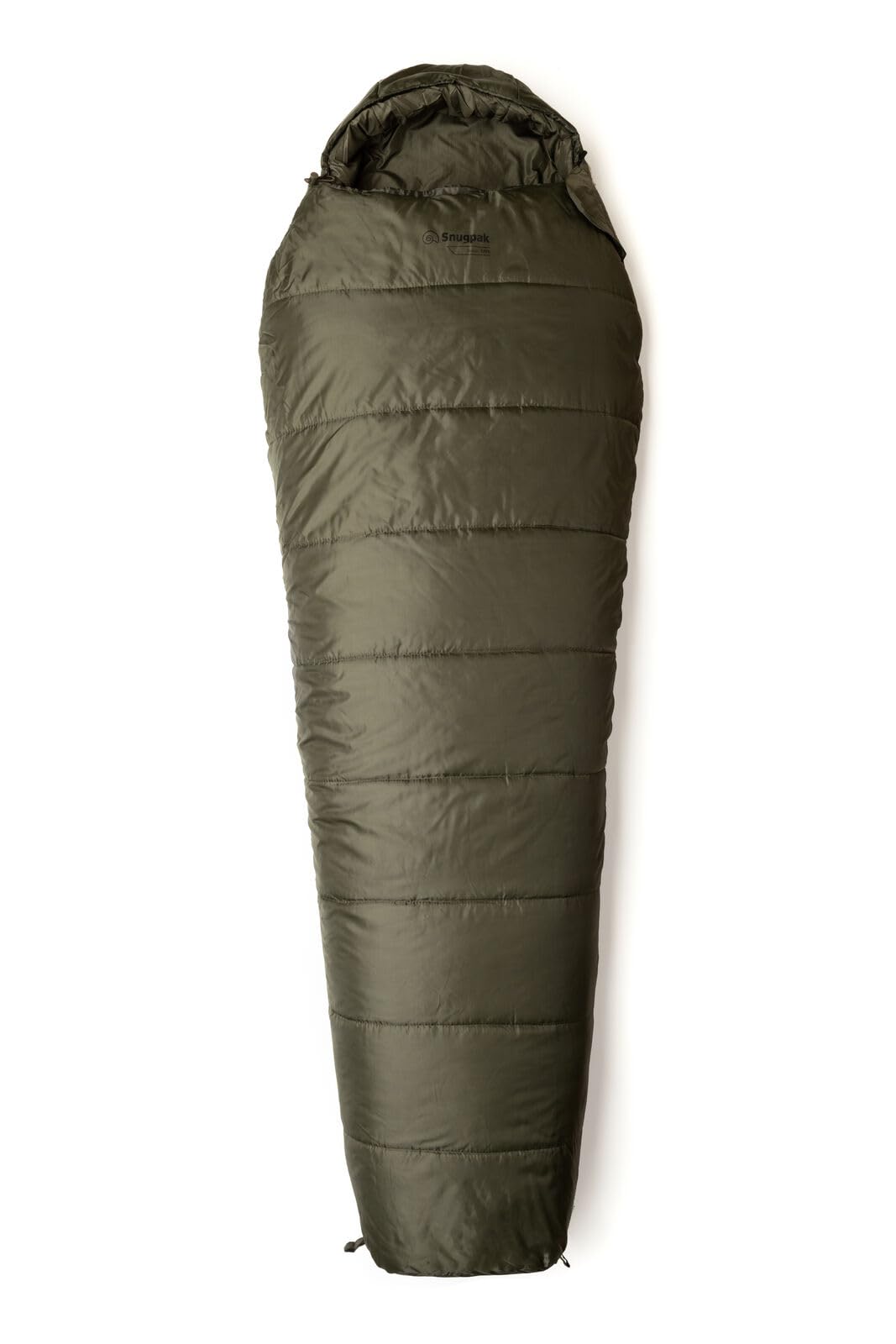 Snugpak Sleeper Lite WGTE Mumienschlafsack mit isolierter Isolierung, verstellbare Kapuze, Schulter-Schikane, Seitenreißverschlüsse, Anti-Verhakter Reißverschluss für Camping und Wetter
