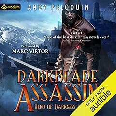 Darkblade Assassin Audiolibro Por Andy Peloquin arte de portada