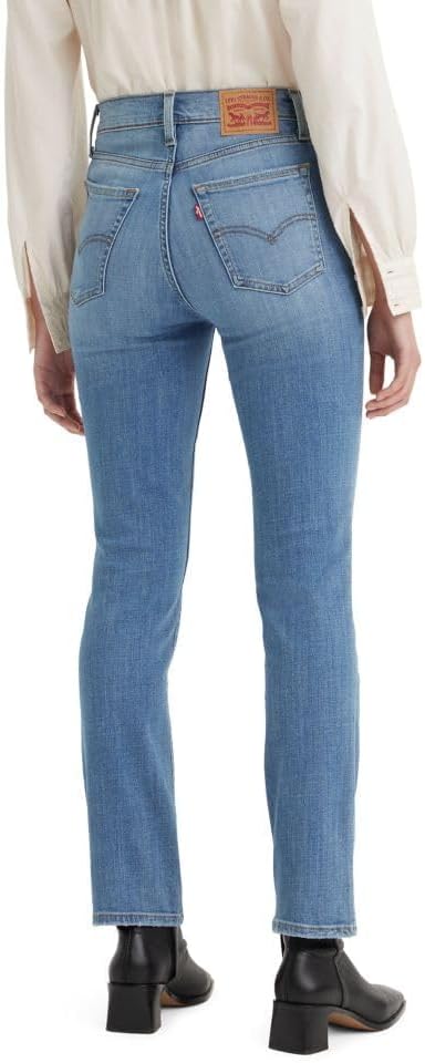 Levi's Womens 724 High Rise Straight Jeans - Image 3
