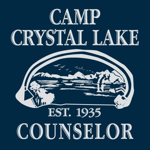 Crazy Dog T-Shirts 99CRYSTALSWEAT2- Camp Crystal Lake Funny Graphic Camping Vintage Graphic Horror Novelty Hoodie Funny Hoodies Halloween Hoodie Funny Camping Hoodie Novelty Hoodie Navy M thumb #2