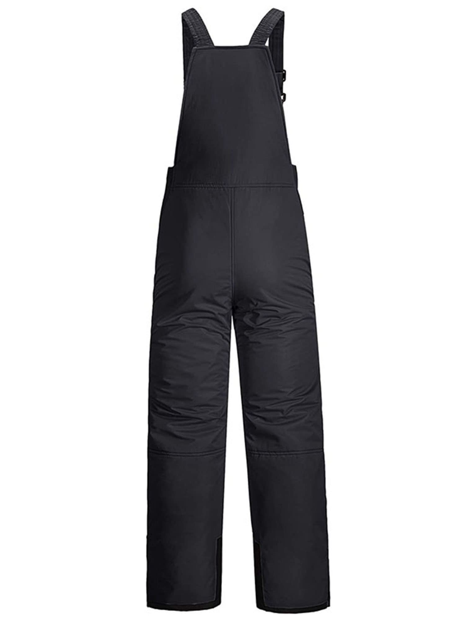 FeMereina Ski-Lätzchen für Herren, isoliert, wasserdicht, Overall, Cargo-Taschen, Schneehose, warme Skianzüge, Eisangeln, Arbeit
