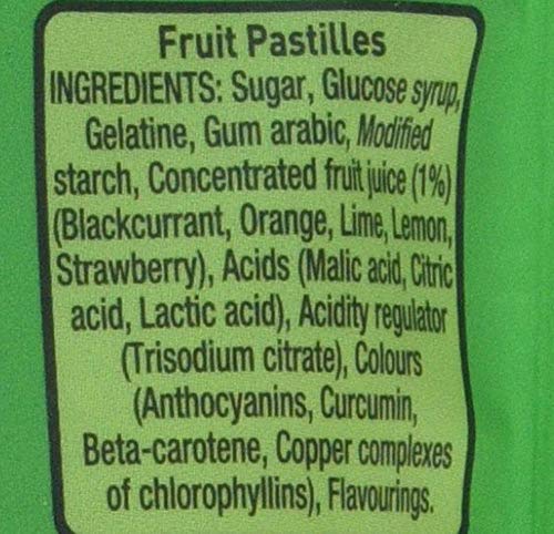 Rowntree Fruit Pastilles Bolsa 143g miniatura 4