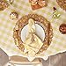 DII Checkered Tabletop Collection 100% Cotton, Machine Washable, Napkin Set, 20x20, Yellow, 6 Piece