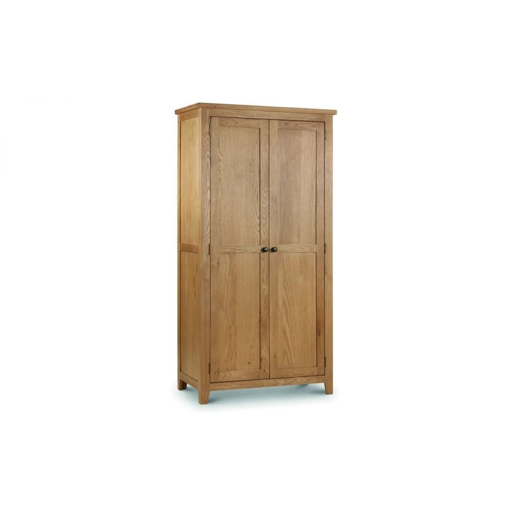Julian Bowen Marlborough 2 Door Oak Wardrobe White