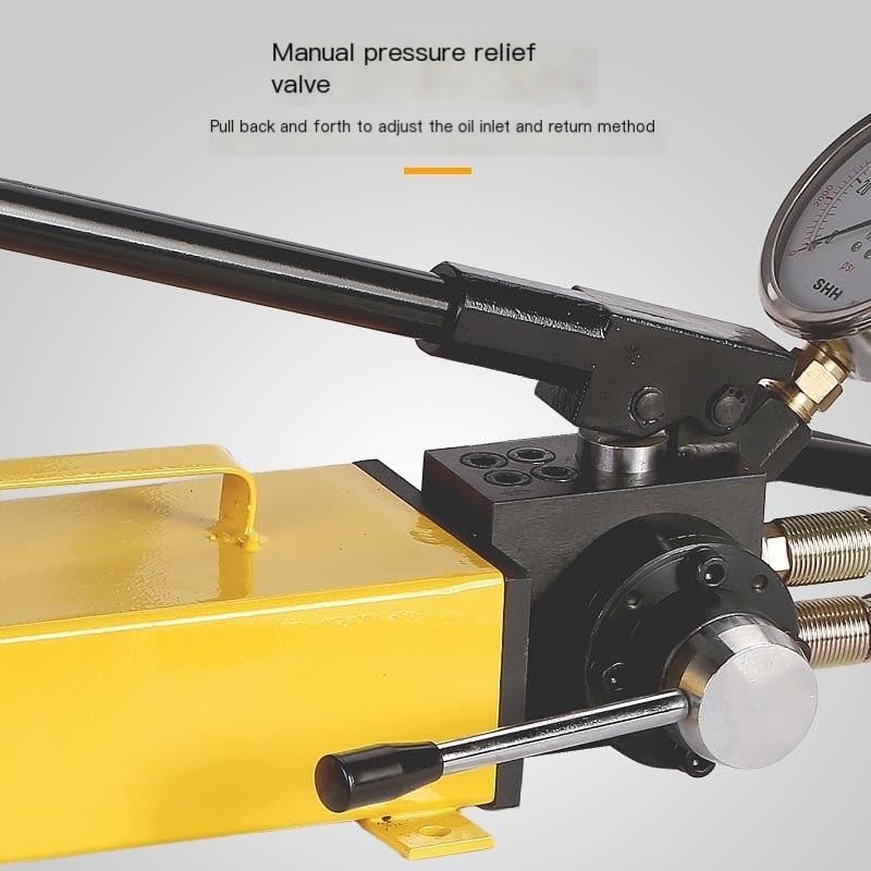 Close-up of manual pressure relief valve