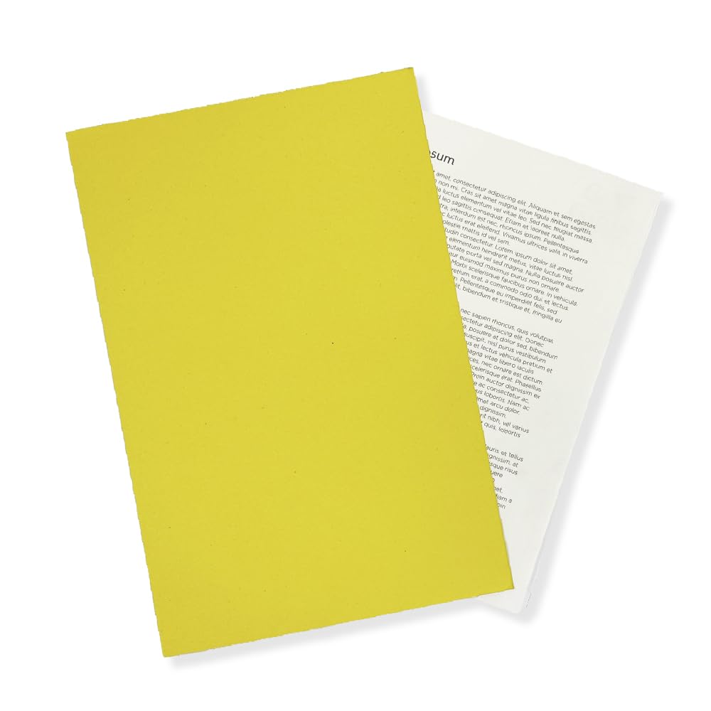 Exacompta - Ref FS250-YLWZ - Guildhall - Square Cut Folder, 250gsm Medium Weight Manilla, 349 x 242mm, A4 & Foolscap, Approx. 100 Sheets, Blue Angel Certified - Yellow, Pack of 100