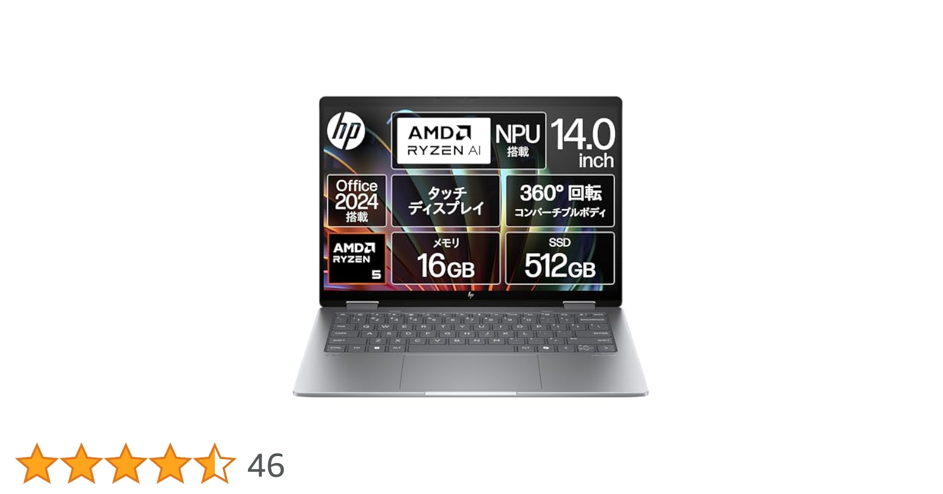 Windowsノート本体 HP 2-in-1 Envy x360 14-fa (9X2R3PA-AAAA) Windowsノート本体 HP 2-in-1 Envy x360 14-fa (9X2R3PA-AAAA