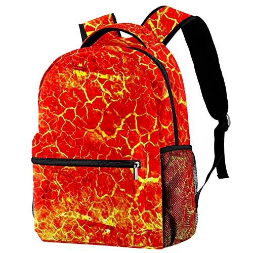 Sac à dos voyage Lava Orange Magma pour campus et loisirs