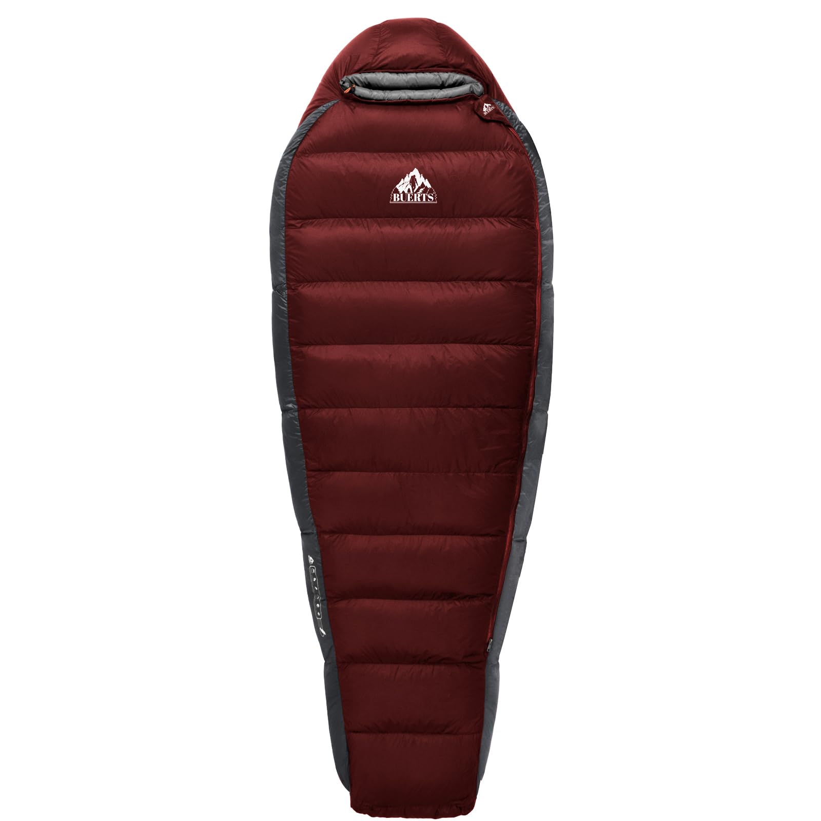 BUERTS Down Sleeping Bag for Adults Cold Weather Ultralight & Compact 680FP Backpacking Sleeping Bag for Camping, Hiking, Mountaineering