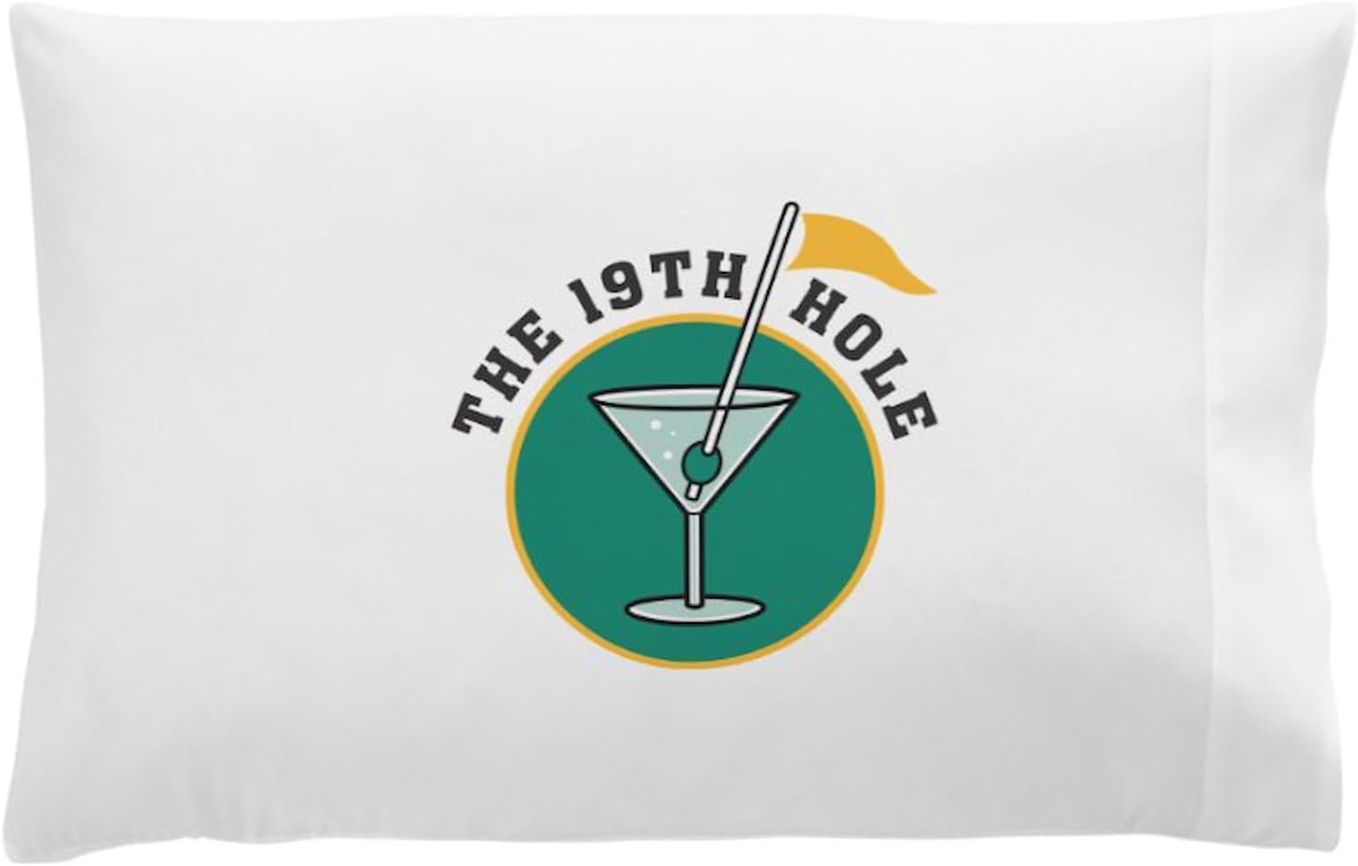 CafePress 19Th Hole Pillow Case Standard Size Pillowcase, Lumbar Pillow Cover Fleece